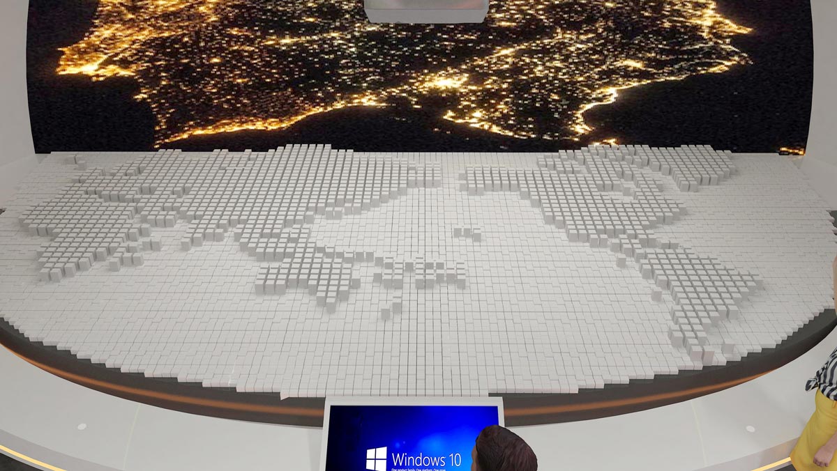 南京大學(xué)雙創(chuàng)成果展示規(guī)劃館設(shè)計效果圖-白模沙盤